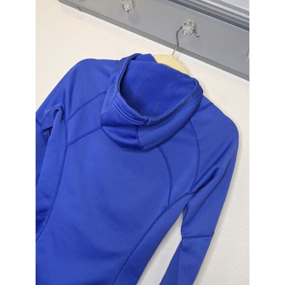 Patagonia Stretch Velocity Athletic Athleisure Hoodie Blue Womens Size Small - Picture 9 of 9